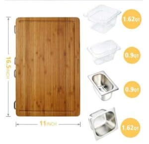 the best cutting board with containers