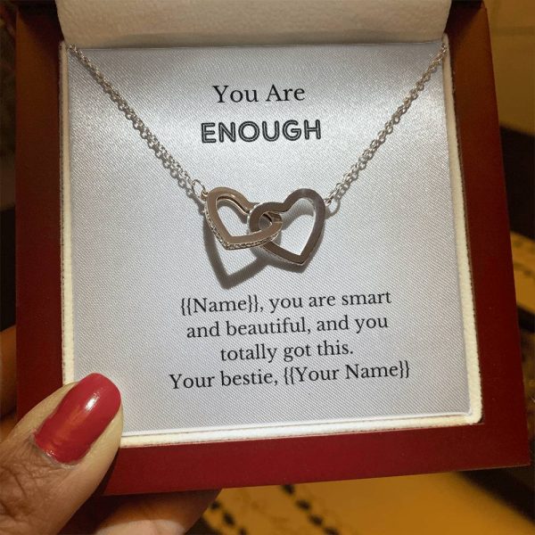 Gift or Own: 'Precious Woman, I Am Enough' Necklace and Card Combo - Empowerment for You or Someone Special - Image 4