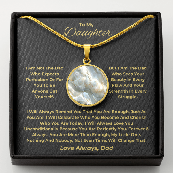 Best Customizable Birthday and Holiday Gift for Daughters: Special Pick for Dad | Mother of Pearl Graphic | dad1212404 - Image 3