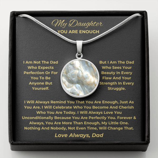 Personalized Daddy-Daughter Keepsakes: Thoughtful Gift Idea | Mother of Pearl Graphic | dad1212405 - Image 4