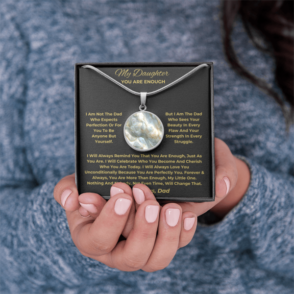 Personalized Daddy-Daughter Keepsakes: Thoughtful Gift Idea | Mother of Pearl Graphic | dad1212405 - Image 3