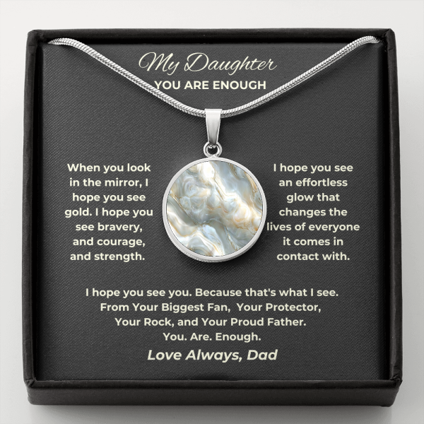 Customizable Unique Gifts for Daughter from Dad: Create a Lifetime of Memories | Mother of Pearl Graphic | dad1212407 - Image 5