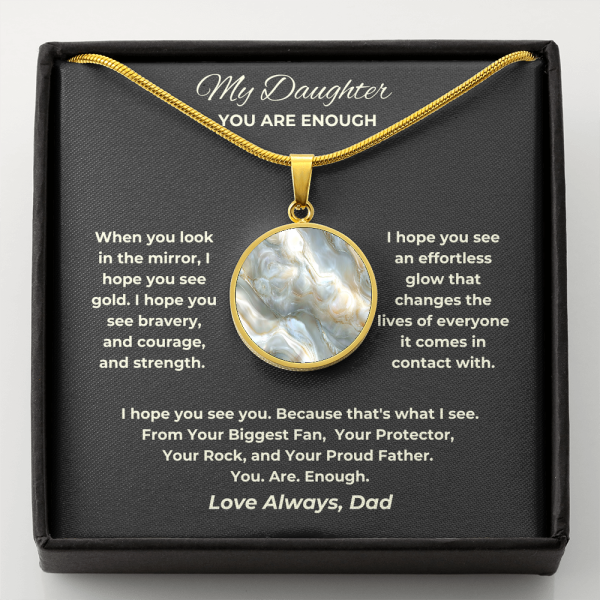 Customizable Unique Gifts for Daughter from Dad: Create a Lifetime of Memories | Mother of Pearl Graphic | dad1212407 - Image 3